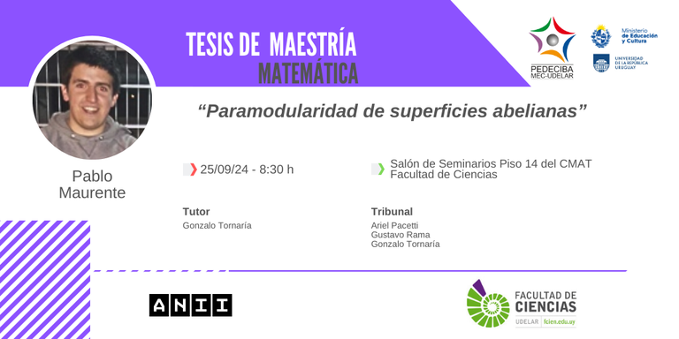 Defensa de Tesis de Maestría - Pablo Maurente - 25 de setiembre 2024.